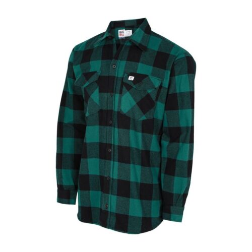 455 Plaid Green & Black