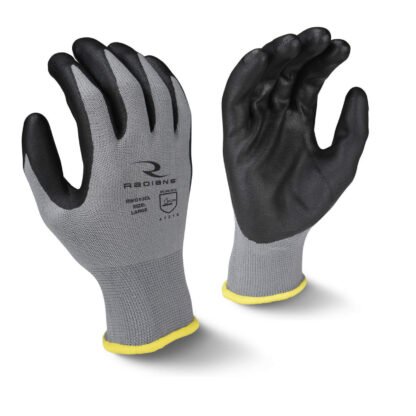 RWG13C | Radians Polyester Shell Foam Nitrile Gripper Glove (12 Pack)