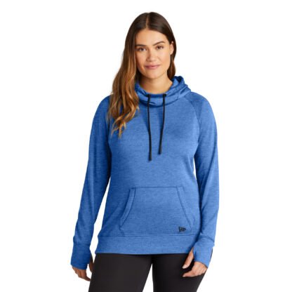 LNEA510 | New Era Ladies Tri-Blend Fleece Pullover Hoodie - Image 2