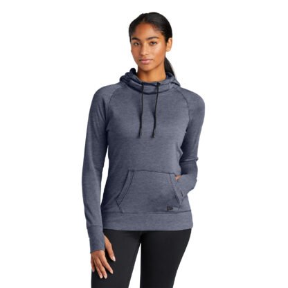 LNEA510 | New Era Ladies Tri-Blend Fleece Pullover Hoodie - Image 3
