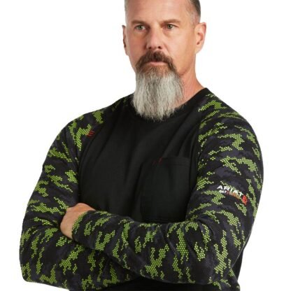Black & Lime Camo