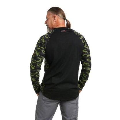 Black & Lime Camo
