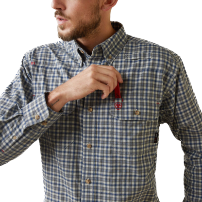 Ariat FR Plaid Featherlight Work Shirt - Image 3