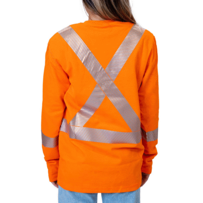 Dragonwear Pro Dry Long Sleeve Hi-Vis Shirt - Women's - Image 2