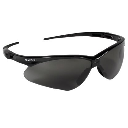 Ansell KleenGuard Nemesis Black Safety Glasses With Smoke Anti-Fog/Hard Coat Lens