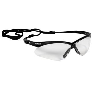 Ansell KleenGuard Nemesis Black Safety Glasses With Clear Anti-Fog/Hard Coat Lens