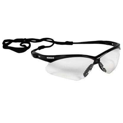 Ansell KleenGuard Nemesis Black Safety Glasses With Clear Anti-Fog/Hard Coat Lens