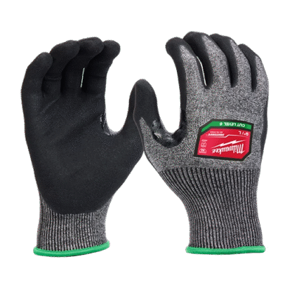 Milwaukee Cut Level 6 High-Dexterity Nitrile Dipped Gloves *12 Pack*